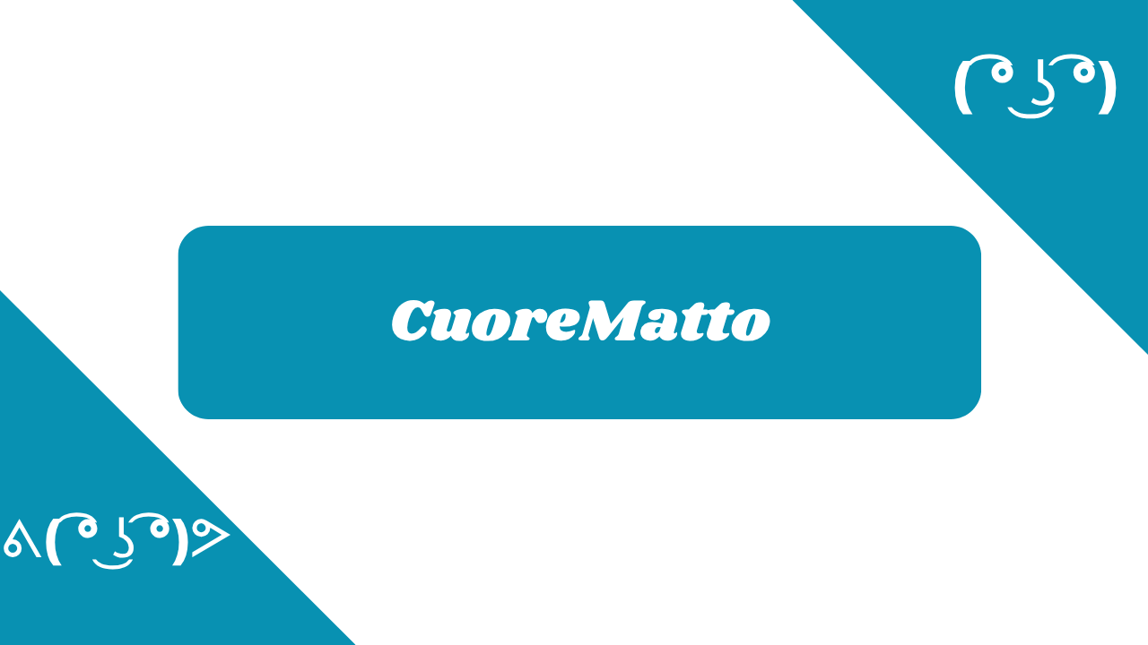 CuoreMatto in diversi font