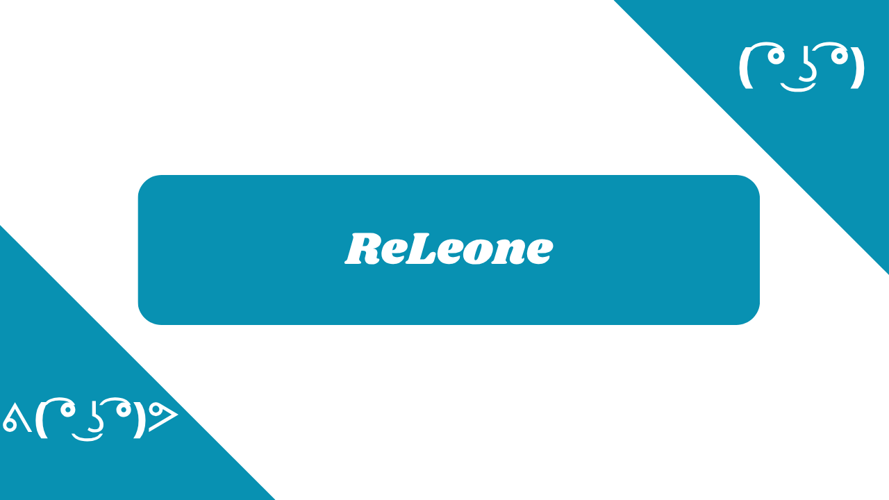 ReLeone in diversi font