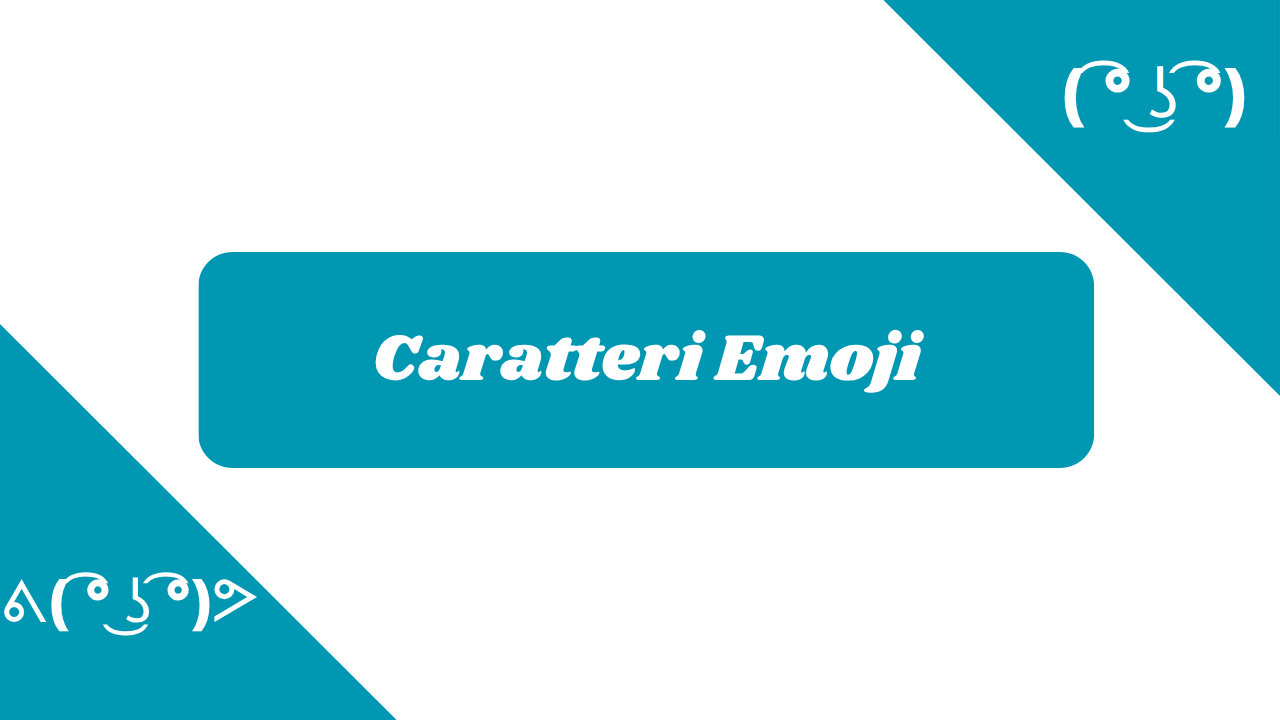 Caratteri Emoji